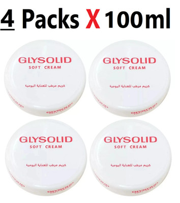 Glysolid Soft Classic Cream Daily Care Moisturizer ( 4 packs x 100ml )