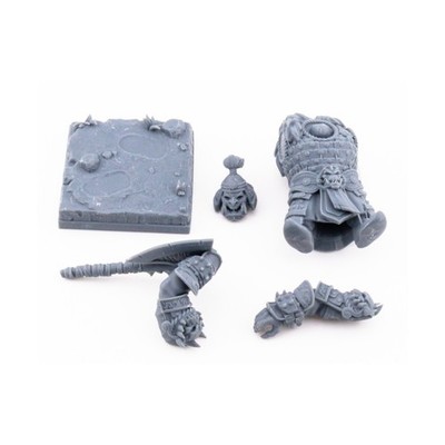 Ghamak Loose Fantasy Minis Gray Orc Warlord on Foot #1 NM