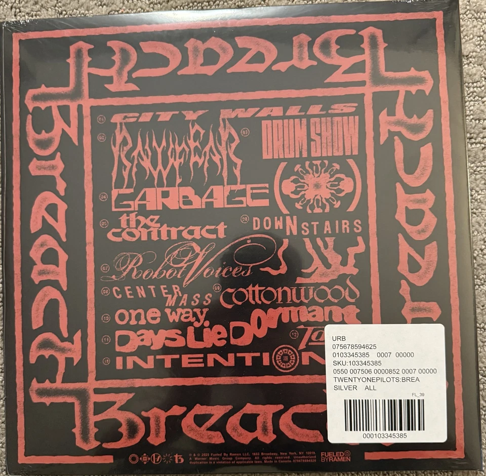 Twenty One Pilots - Breach - URBN HG11 - Silver Glitter - Ltd Edtn 1,000 copies - Image 2 of 4