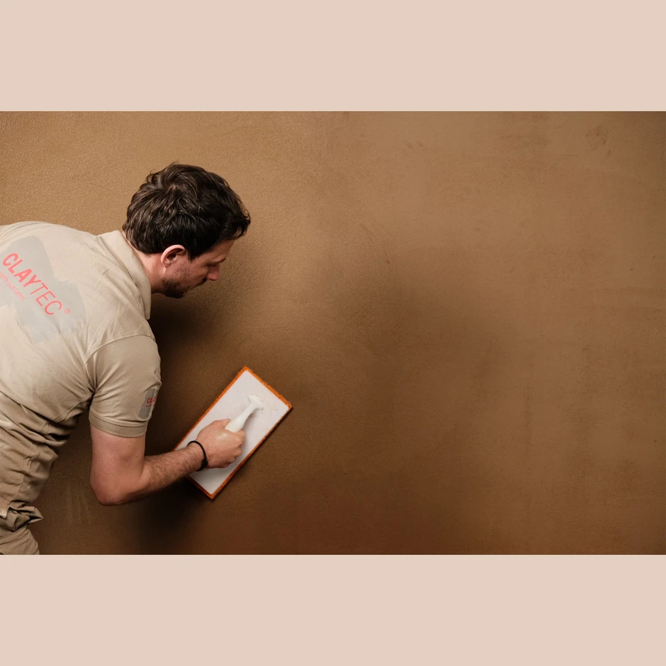 CLAYTEC Lehm-Oberputz fein 06 25kg Oberputz Lehmoberputz Putz - Bild 3 von 4