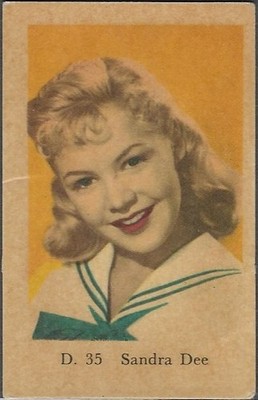 1961 Dutch Gum Series D (VG) D. 35 Sandra Dee