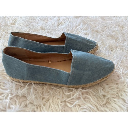Esprit Women's Blue Denim Espadrilles Sandals Size 8.5 Casual Summer Shoes Y2K - Picture 2 of 7