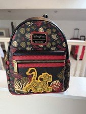 Disneyland Paris Loungefly Exclusive Lion King Simba Backpack Bag With Tags