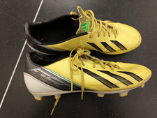 Adidas Adizero F30 F50 FG G65383 Yellow Soccer Cleats Football Boots Sz 12.5 US