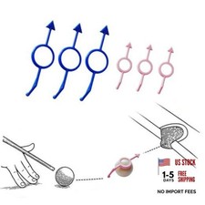 Billiards Ball Aiming Kid Aid 3xBlue for 1.5 Ball,3xPink Aid for 0.98 Ball