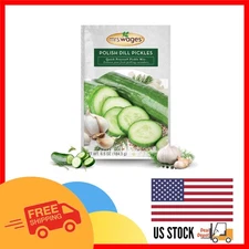 Kosher Certified Polish Dill Pickles Mix, 6 Pack, 6.5 oz - Perfectly Crunchy
