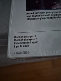 Side Arms TurboGrafx-16 1990 New Sealed Crushed Box Torn Shrink TG16 Sidearms