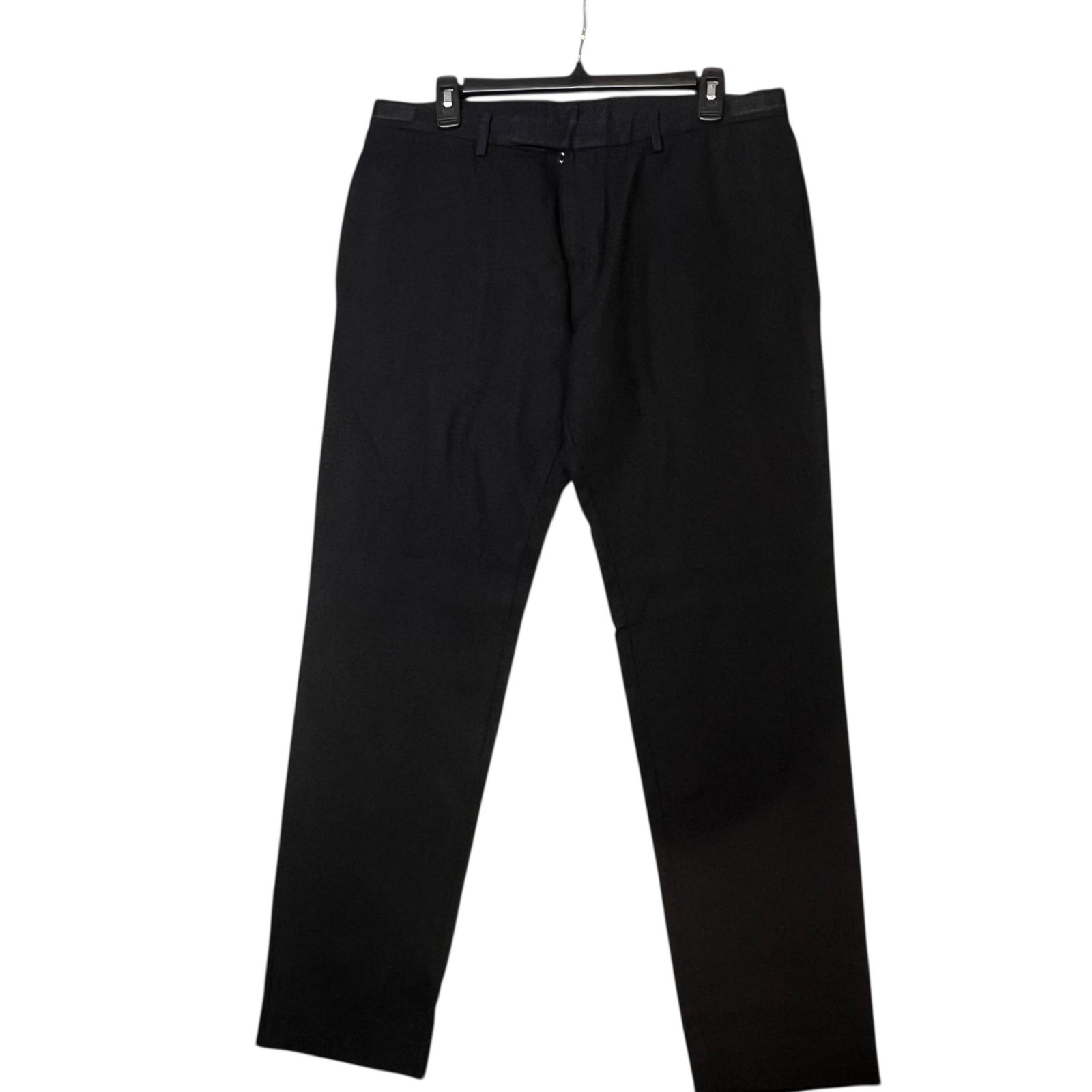 Hugo Boss Pants Mens 34x31 Black 100% Cotton Chino Slim Tapered Destan Trousers thumbnail 14