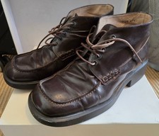 Brown Chunky Statement Patrick Cox lace-up Boots -Size 10 - Size 10