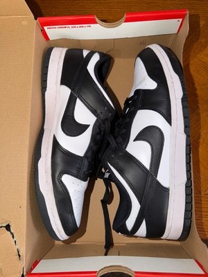 Size 10 Women s - Nike Dunk Low Black White W