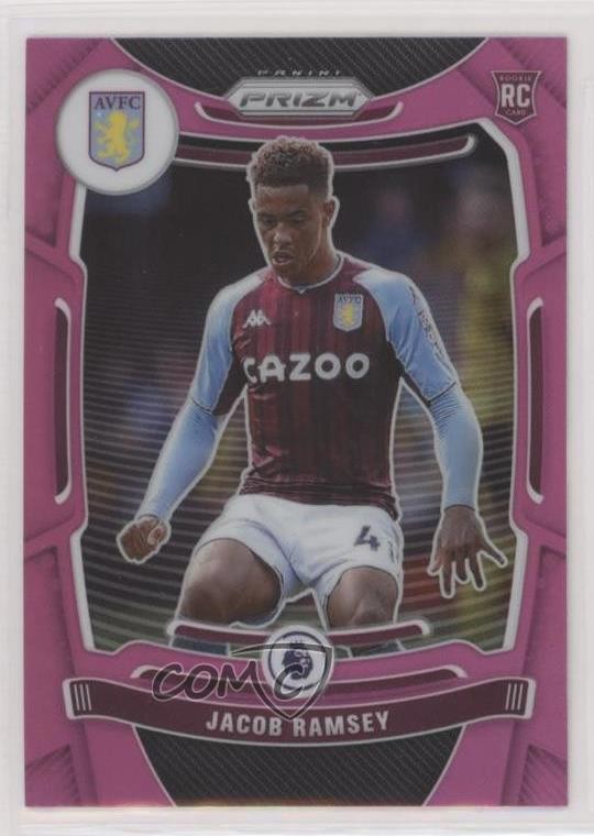 2021-22 Panini Prizm Premier League Pink Prizm Jacob Ramsey #133 08uq