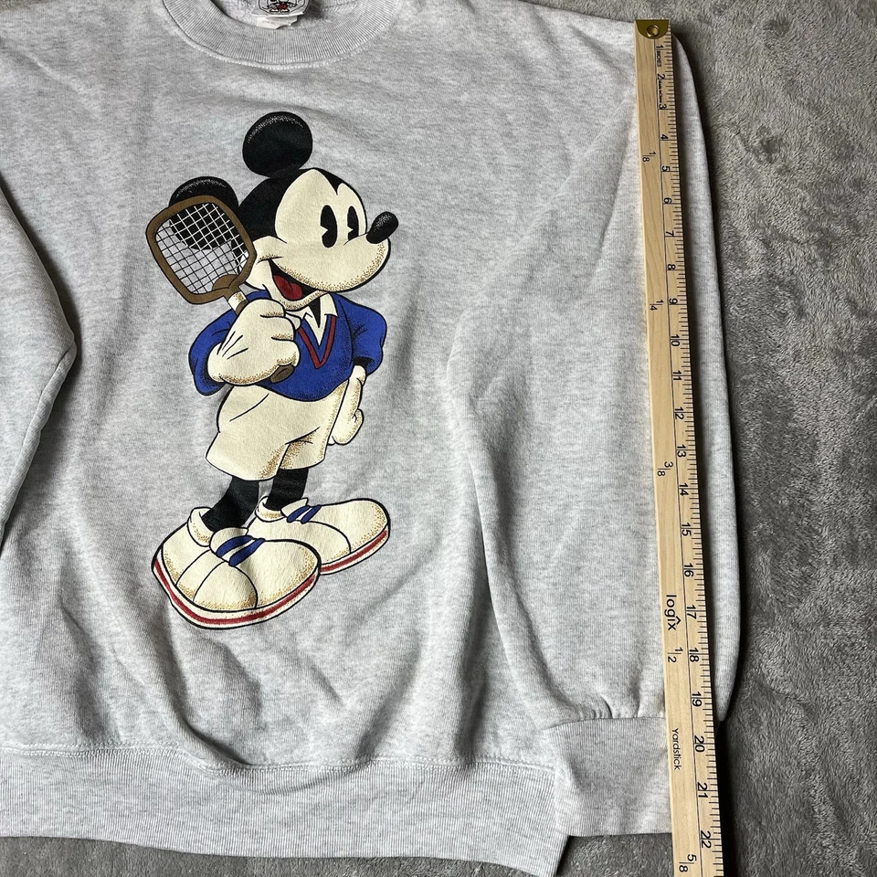 Raro Mickey & Co. De Colección Mickey Tenis Disney Sudadera Para Mujer Grande Hecha en EE. UU. Foto 3 de 4