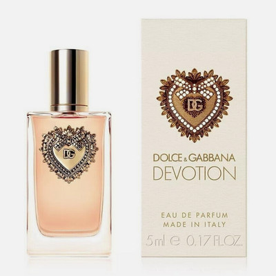 DOLCE GABBANA Women's Devotion Eau DeParfum 0.17oz / 5ml EDP MINI Splash Gift
