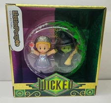 Little People Glinda & Elphaba Wicked: For Good Collector Figure Set - 2pk, NEW