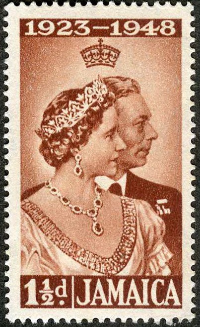 Jamaica 1948 25th Wedding Anniversary King George MH (SC# 138)