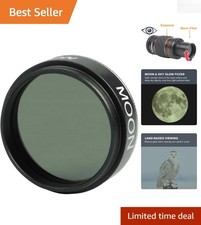Versatile 1.25 Inch Moon Filter - Perfect for Bright Planets and Scenic Views