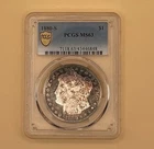 1880-S Morgan Silver Dollar PCGS MS63 Toned $1 Coin