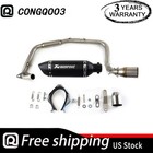 Slip For Benelli TNT125 TNT135 2017 2025 Exhaust Front Mid Pipe Muffler System