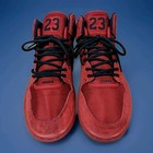 Nike Air Jordan 1 Flight 4 Men's Size 8.5 Vintage Premium Red Suede Sneakers GUC — photo 5