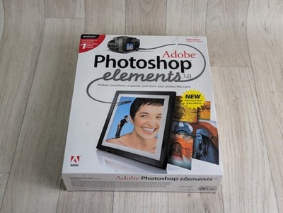 Adobe Photoshop Elements 3.0 für PC neu und versiegelt