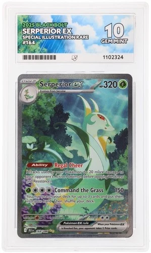 Serperior EX 164/086 Special Illustration Rare Black Bolt Ace 10 Perfect Subs