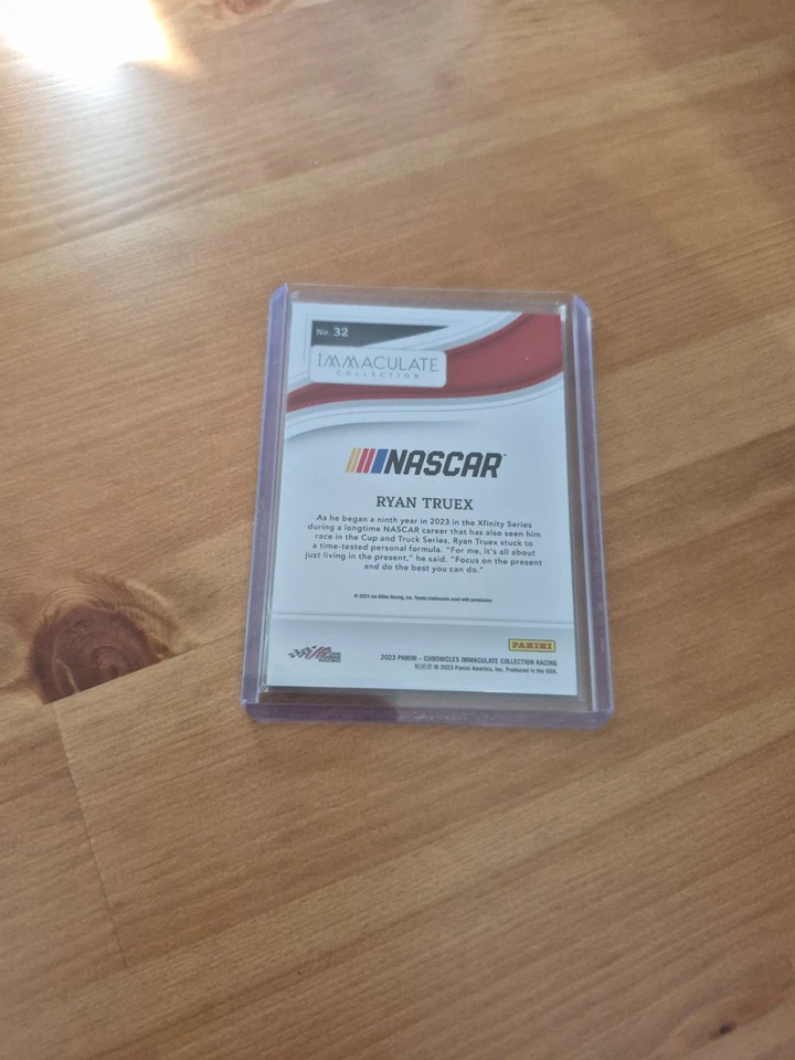 2023 Chronicles Immaculate Collection Racing 32 Ryan Truex 65/99 - Image 2 of 2