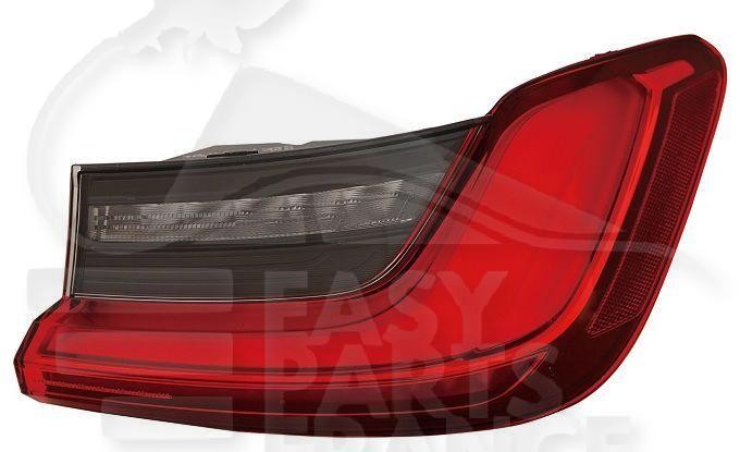 Feu arrière LED extérieur droit BMW S3 G20 anti-erreur tableau de bord pour 4 portes