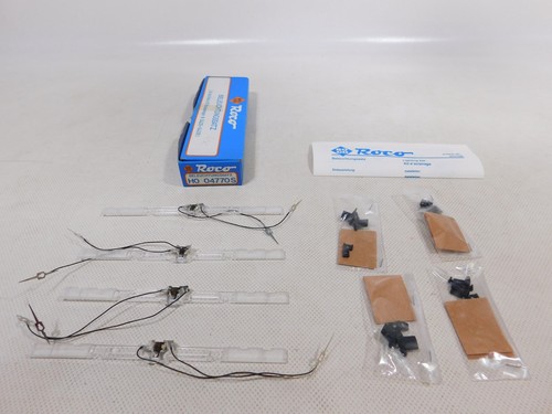 ED298-0.5# 4x Roco H0 DC 40307 04770 S Lighting Set Mint + 1x Box - Picture 2 of 3