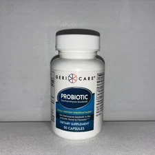GERICARE Probiotic Saccharomyces Boulardii, 50 Capsules/Exp 08/2026