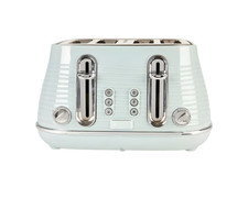 Haden Devon 4-Scheiben-Toaster Eucalyptus – Extra breite Schlitze, 6 Bräunungsst