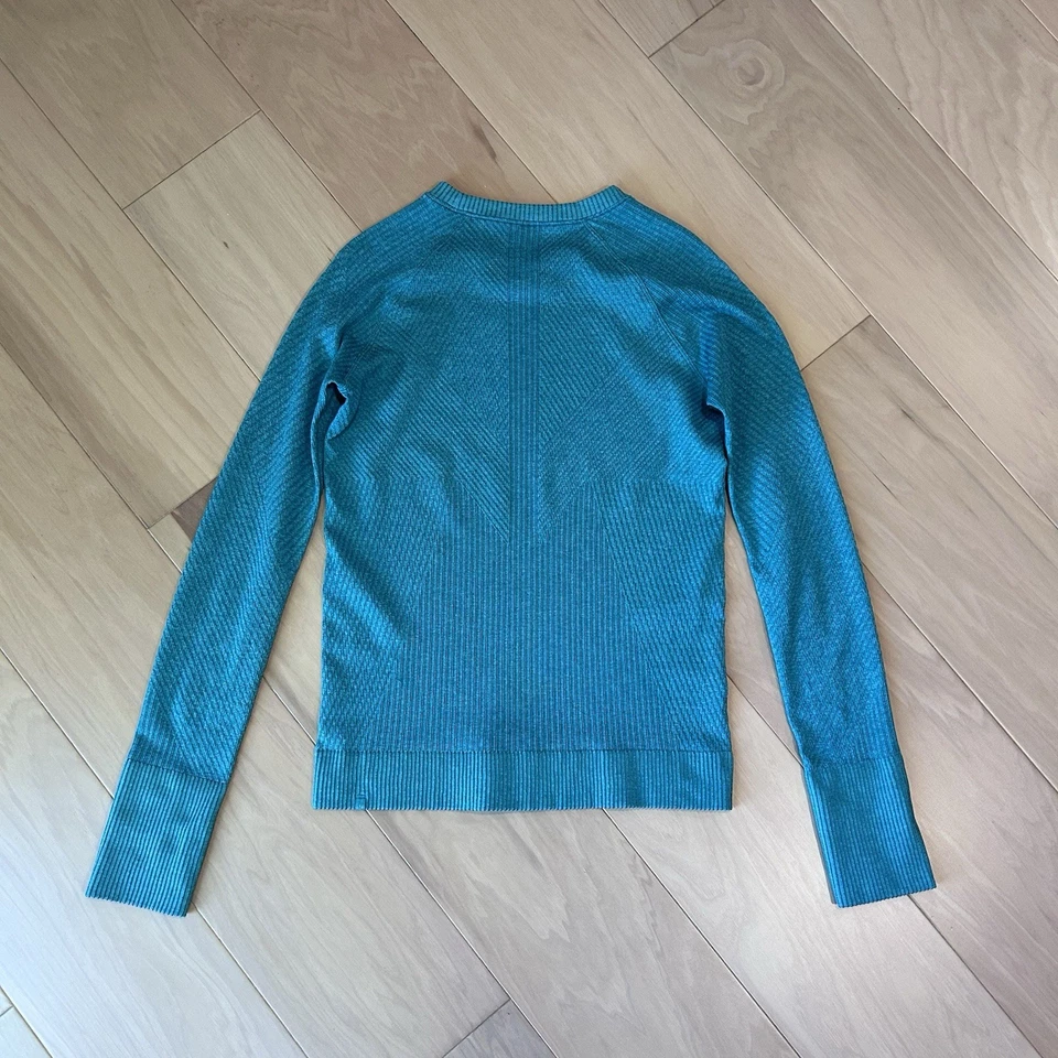 Pullover Lululemon Rest Less verde manga larga para mujer 10 Foto 4 de 4