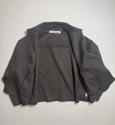 Acne Studios Short Wool Jacket Grey Size 46 image 2