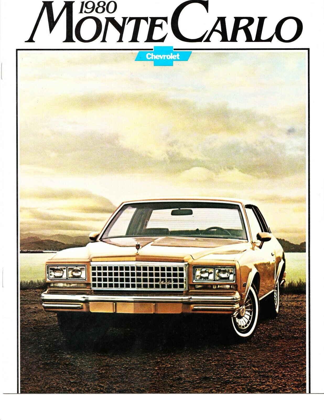 Original 1980 Monte Carlo  GM dealer sales brochure