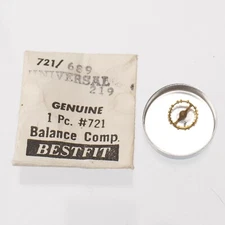 Vintage Universal Geneve Cal 219 Complete Balance Wheel New Old Stock Watchmaker