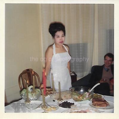 AS SHE WAS THEN Pretty Woman FOUND PHOTOGRAPH Color ORIGINAL Vintage 41 56 U