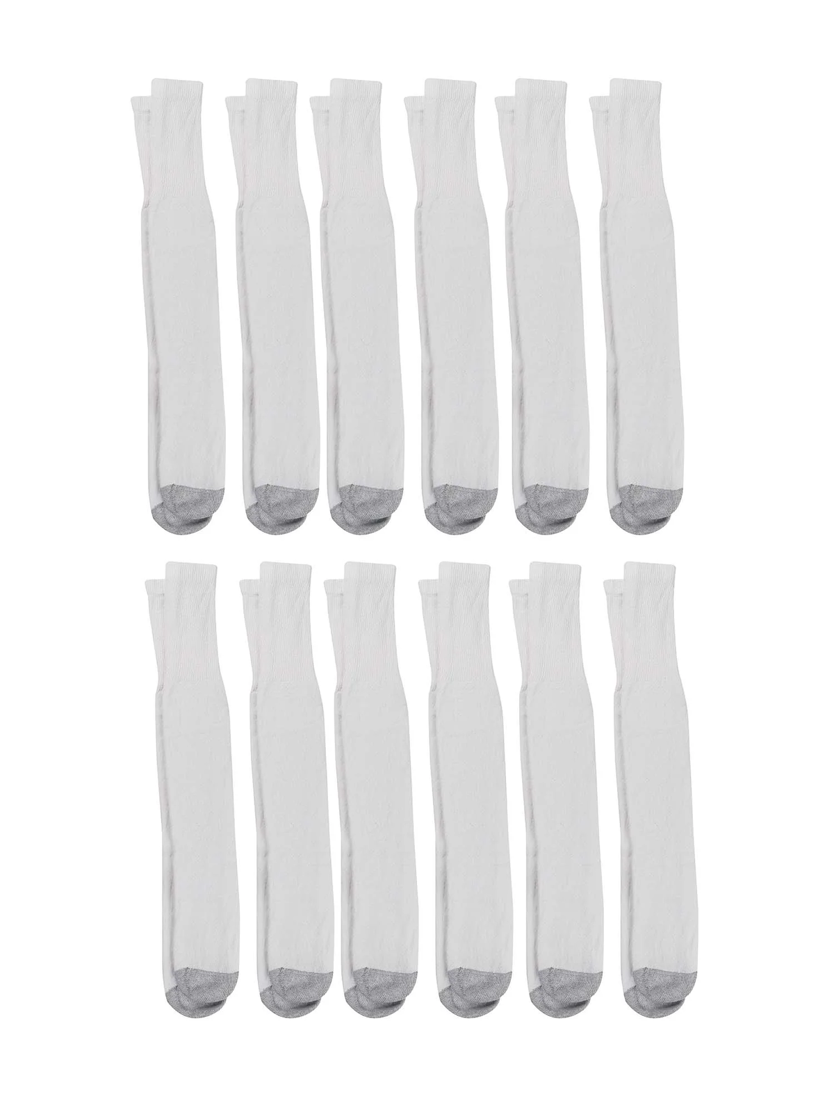 Men'S Double Tough Durability Over-The-Calf Tube Socks, 12-Pack