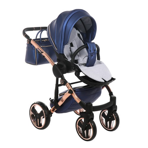 JUNAMA FLUO 02 LINE V2 BABY PRAM STROLLER 3in1 CARRYCOT + PUSHCHAIR + CAR SEAT - Picture 23 of 84