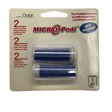 Emjoi MICRO PEDI Portable Pedicure 2 Unique Rollers AP-3RP2B