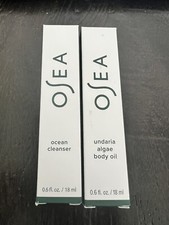 Osea NEW NIB Ocean Cleanser Undaria Algae Body Oil Lot Mini Travel Set