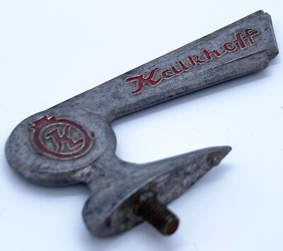Schutzblechreiter Kalkhoff Fahrrad Sammler alt Oldtimer Emblem Figur Retro rar