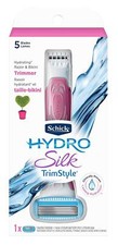 Schick Hydro Silk TrimStyle Moisturizing Razor for Women w/ Bikini Trimmer PINK