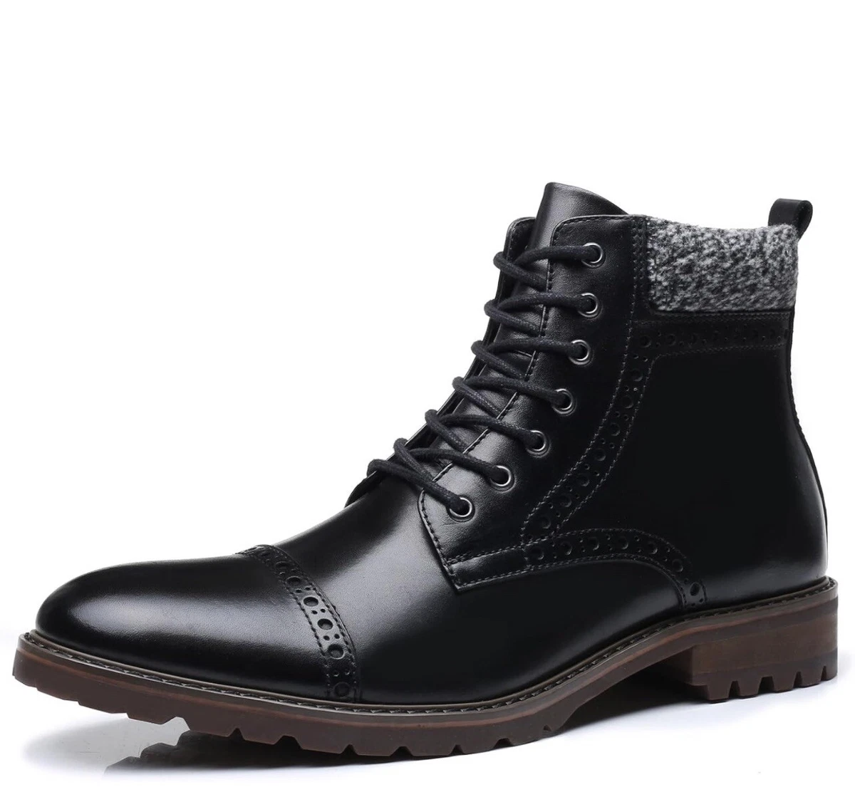 BRAND NEW LA MILANO Thomas Leather Cap Toe Lace Up Oxford Boots B51573 Size 11 Amazon.com | La Milano Men main image 3