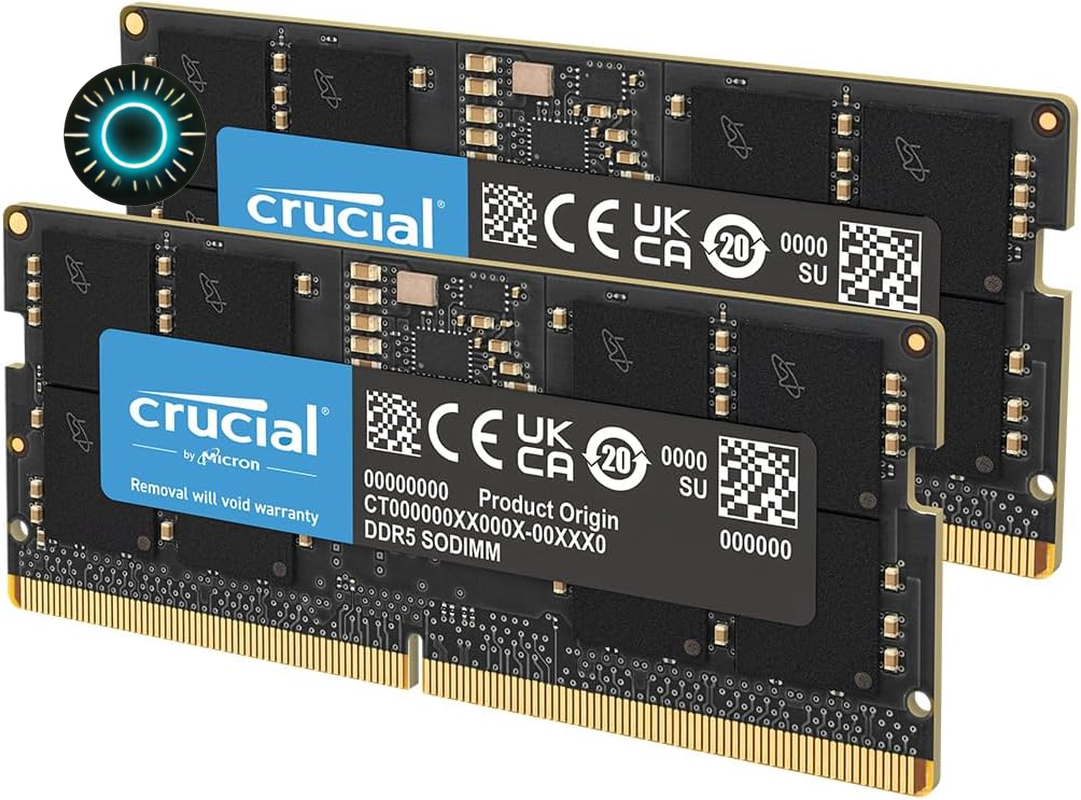 Crucial DRAM 24GB Kit (2x12GB) DDR5 5600MHz (5200MHz or 4800MHz
