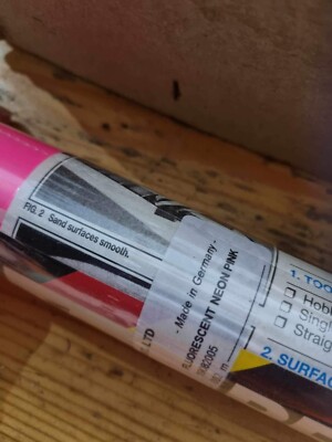 Profilm RC Flugzeug Abdeckrolle 2 Meter fluoreszierend pink neu schrumpfen