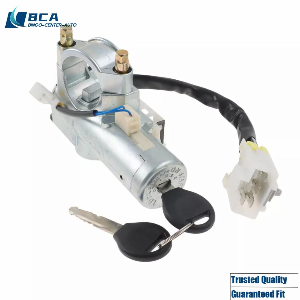 Cilindro e interruptor de bloqueo de encendido con 2 llaves para Nissan Máxima Sentra 1995-99 Foto 3 de 4