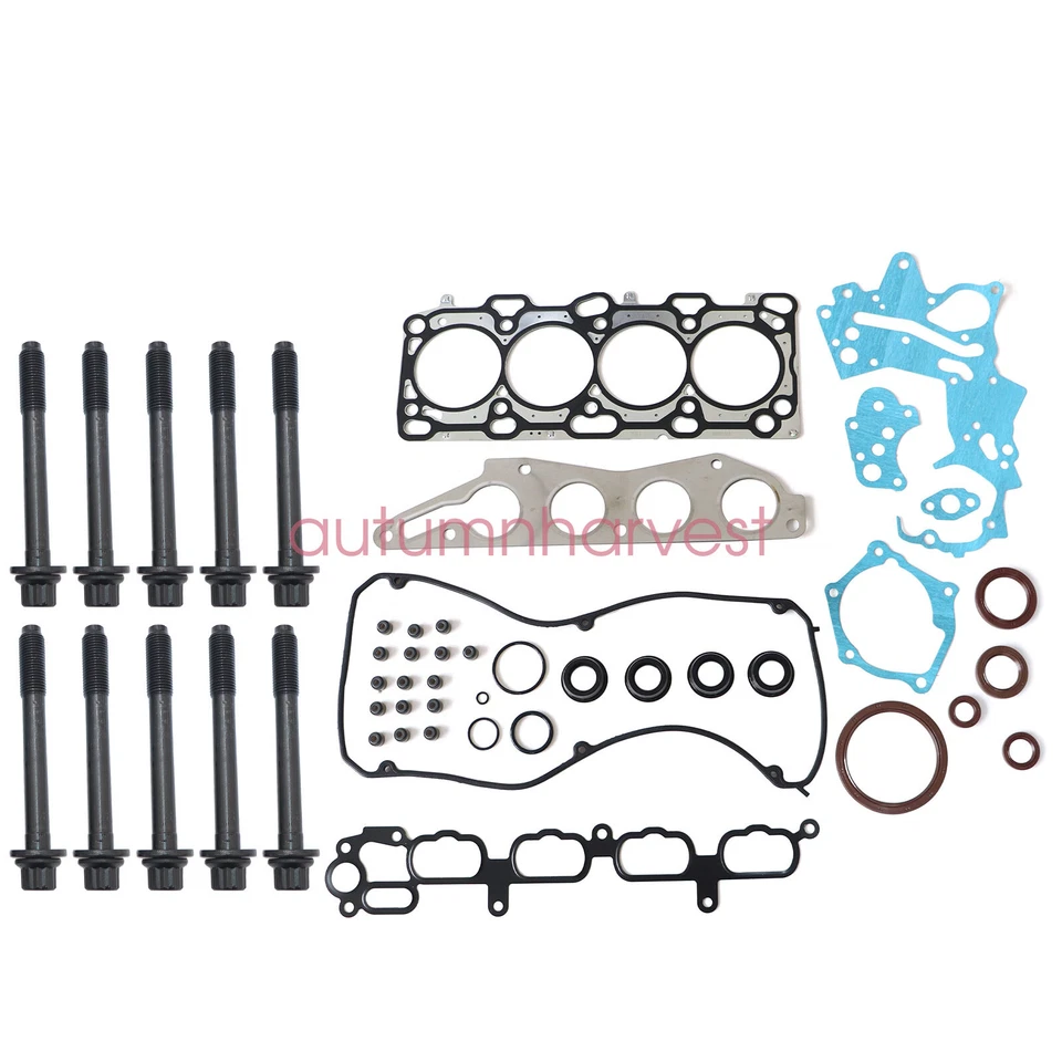 Juego de juntas de culata con kit de pernos de cabeza apto para Mitsubishi 2005-2012 2,4 L L4 SOHC Foto 4 de 4