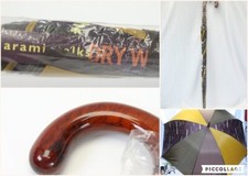 Aramis Umbrella Dry Wit Theme 40in Large Rare Vintage 80s