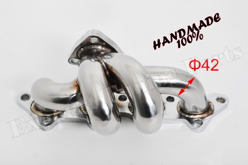 Turbo Exhaust header manifold for Mitsubishi COLT CZT RALLIART 1.5 SMART ForFour - Picture 4 of 6