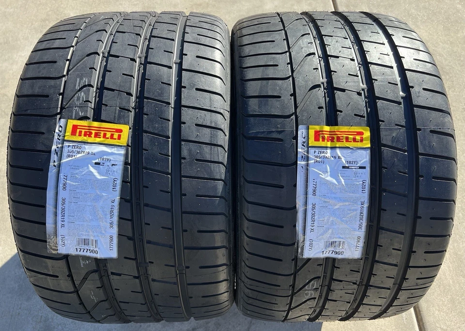 Set of TWO BRAND NEW 305/30ZR19 (102Y) Pirelli P Zero Tires 3053019 - Image 2 of 4