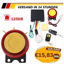 Universal Fernbedienung Motorrad-Anti-Diebstahl-Alarmanlage 12V Moped Roller